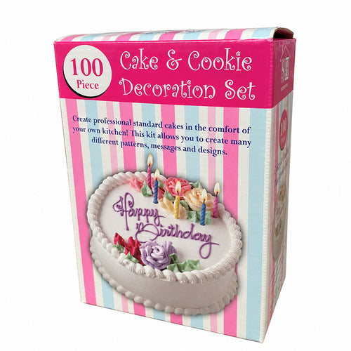 100 Piece Cake Decorating Set – Icing & Baking Accessories