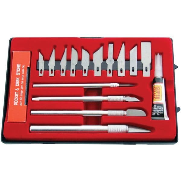 17 Pce Hobby Knife Set