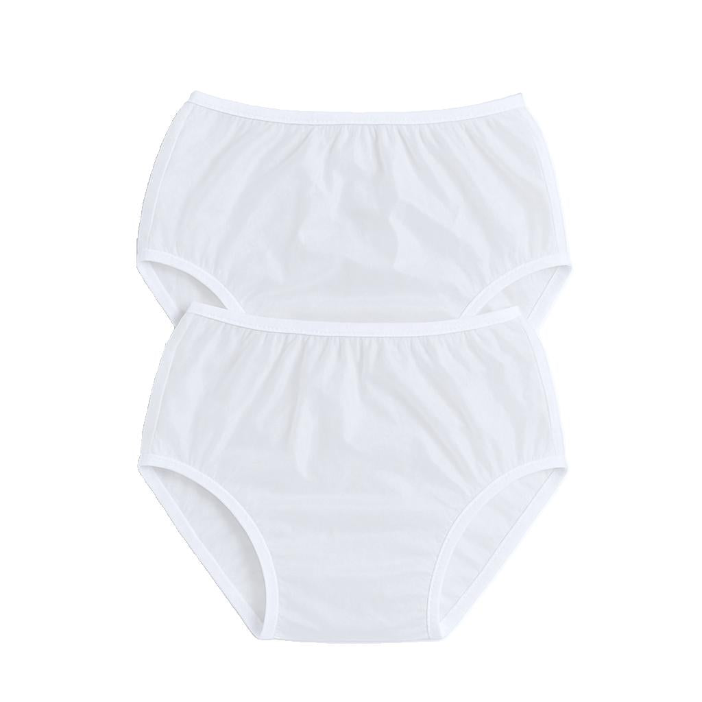 Supreme Unisex Adult Protective Clear Reusable Incontinence Briefs Pk of 2