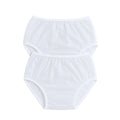 Supreme Unisex Adult Protective Clear Reusable Incontinence Briefs Pk of 2