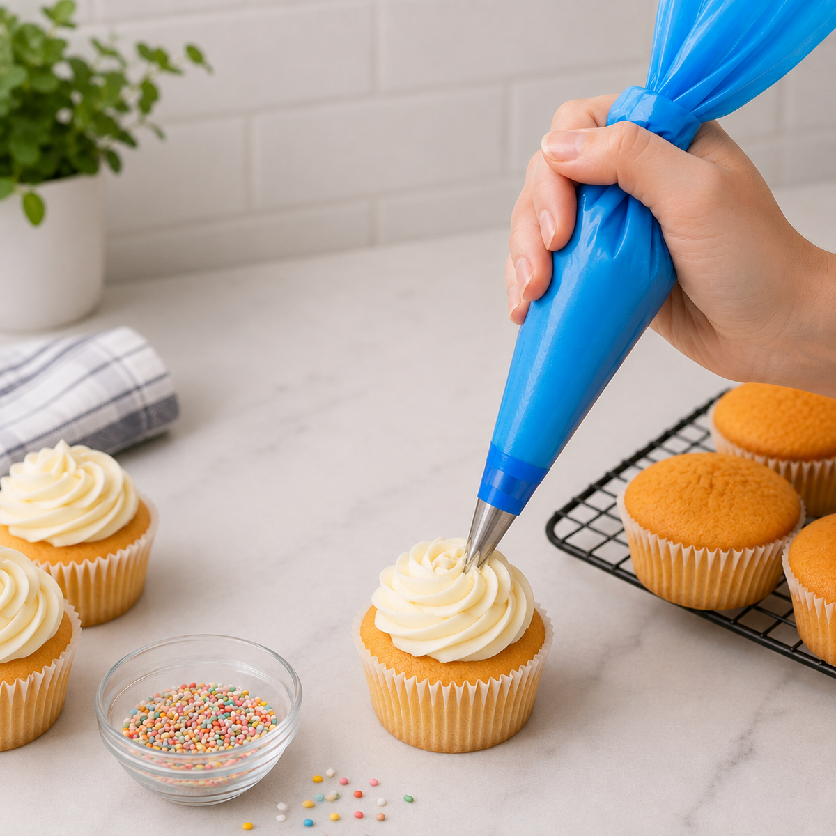 Willen 50 Disposable Icing Piping Bags 30cm 12" Cake Cupcake Decorating