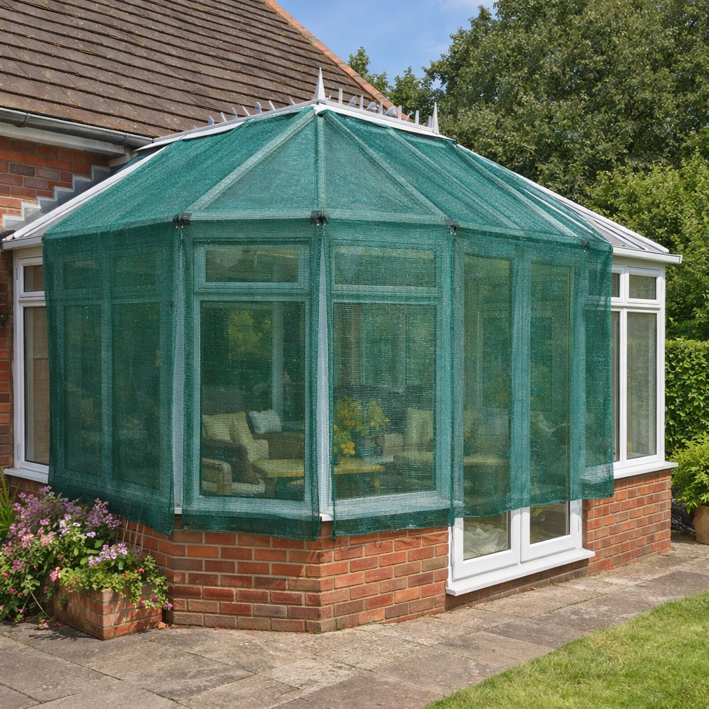 Home Valet conservatory shade netting and more reduces UV by 55% 90cm x 3.3m