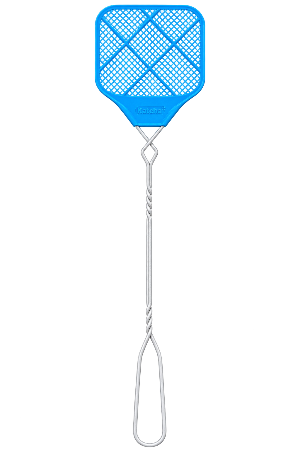 Fly Swatters Long Handle 3 Pack Metal Wire Handle Plastic Heads 3 Colour Pack