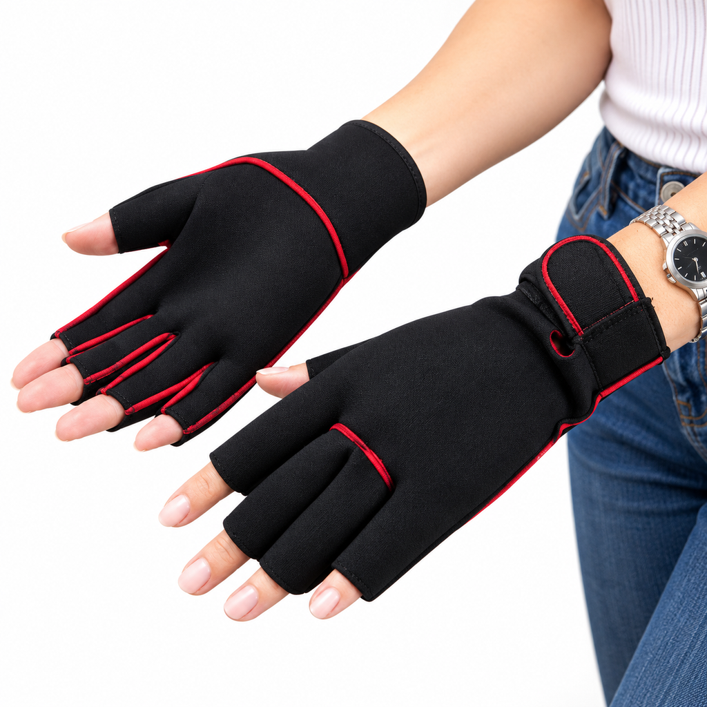 Neoprene Therapy Gloves – Warm Hand & Wrist Supports