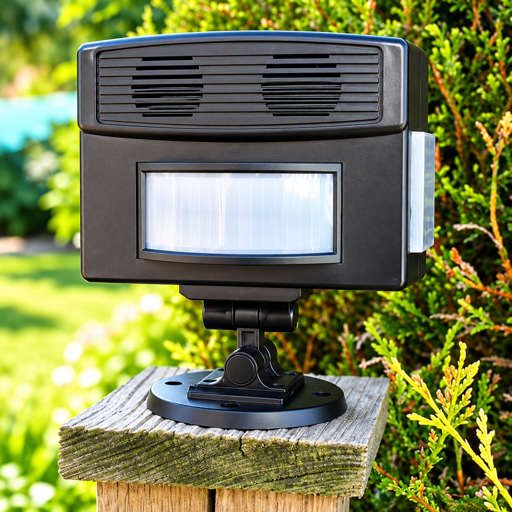 Outdoor Ultrasonic Pest Repeller – Cats Dogs Rats & Mice
