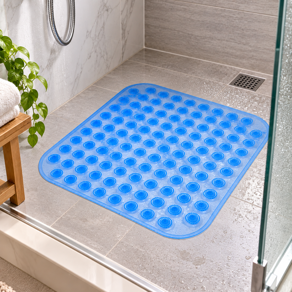 Non-Slip Shower Mat – Suction Rubber Safety Mat