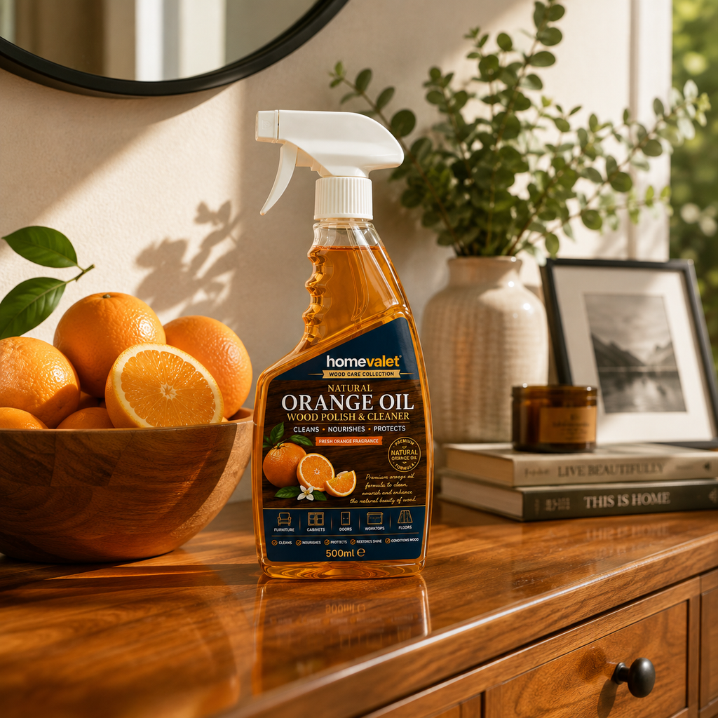 Orange Oil Wood Polish & Cleaner 500ml Furniture Care Spray
