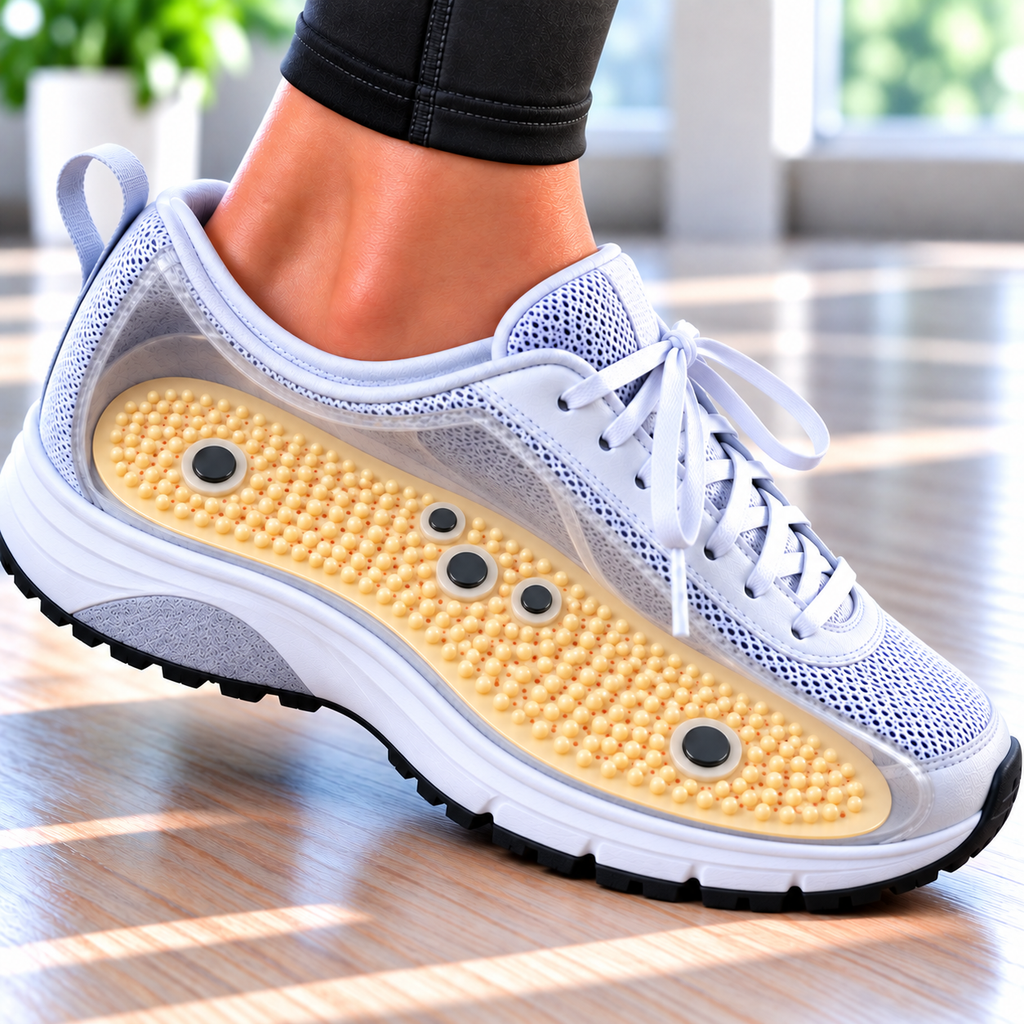 5-Magnet Acupressure Massage Insoles – Everyday Foot Comfort & Support