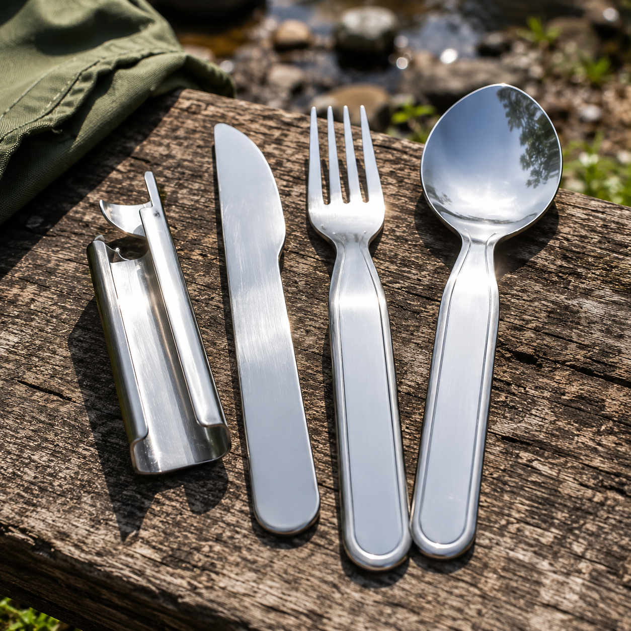 Camping Cutlery Set - 4 Piece