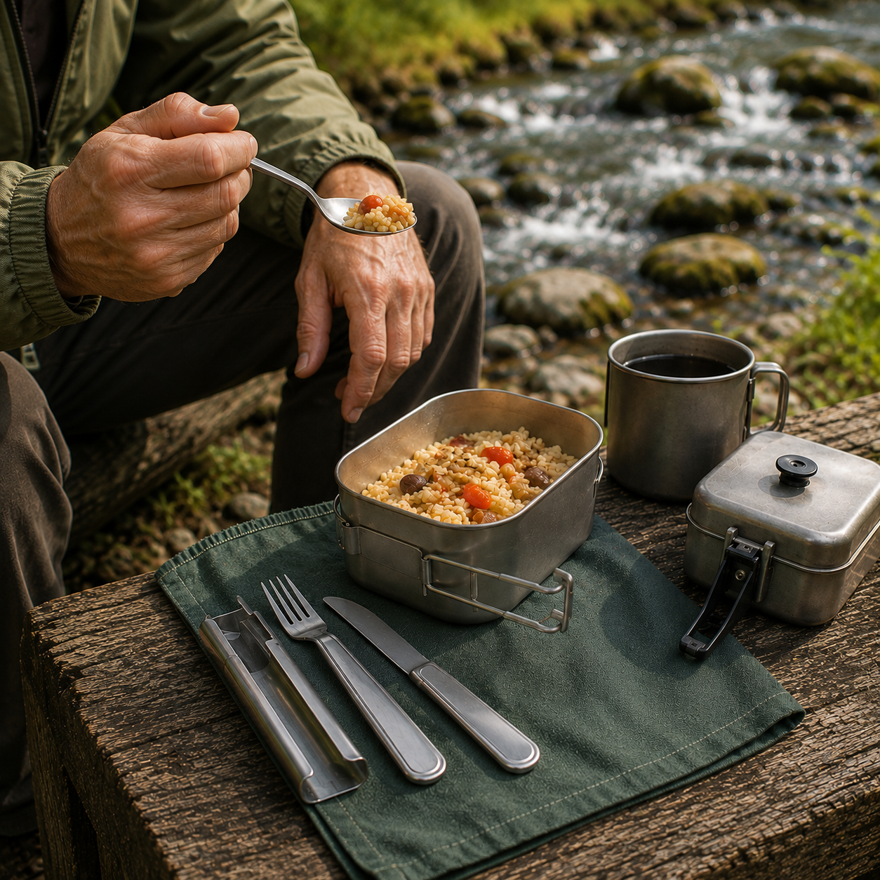 Camping Cutlery Set - 4 Piece