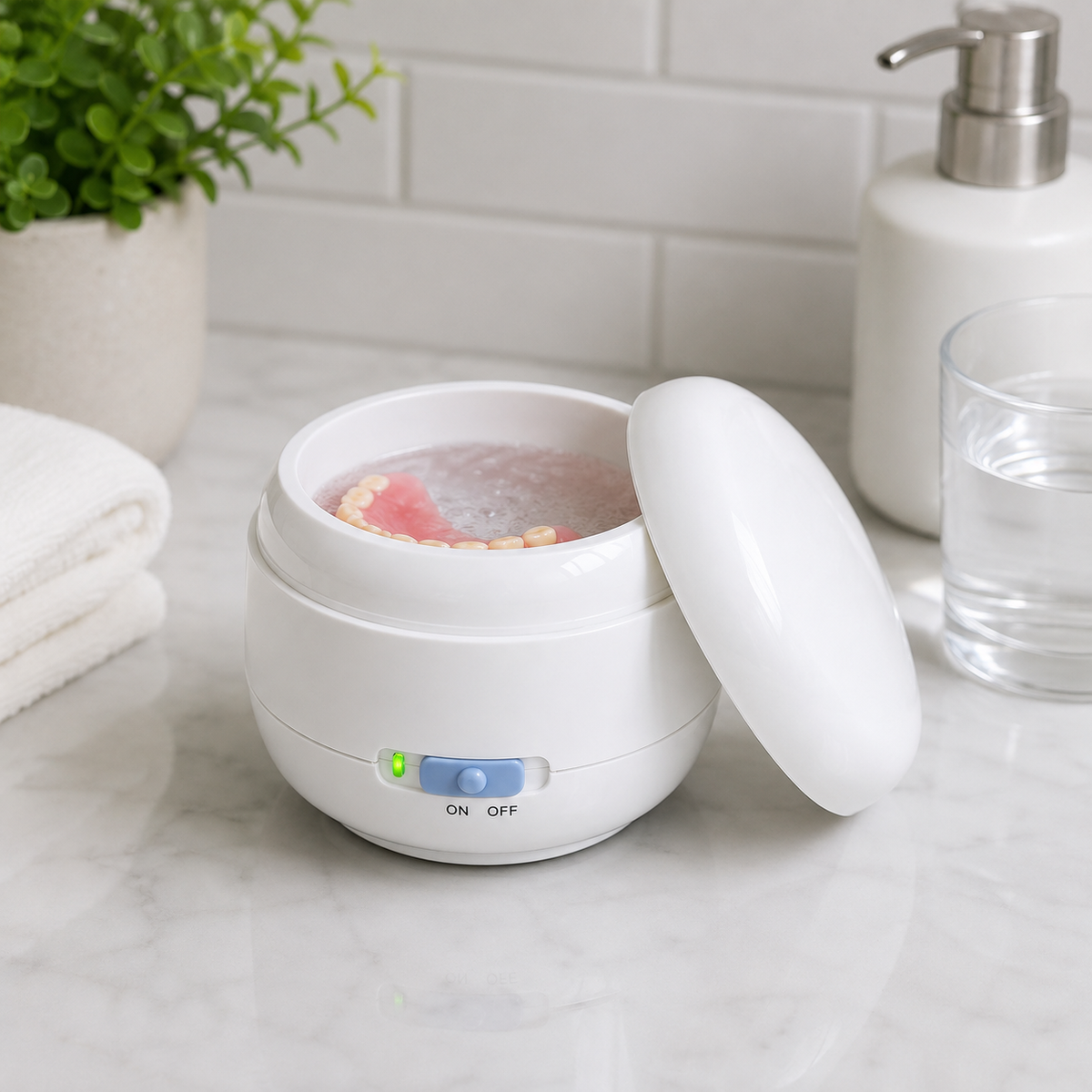Sonic Denture Cleaner – Sonic Cleaning for Dentures & Braces