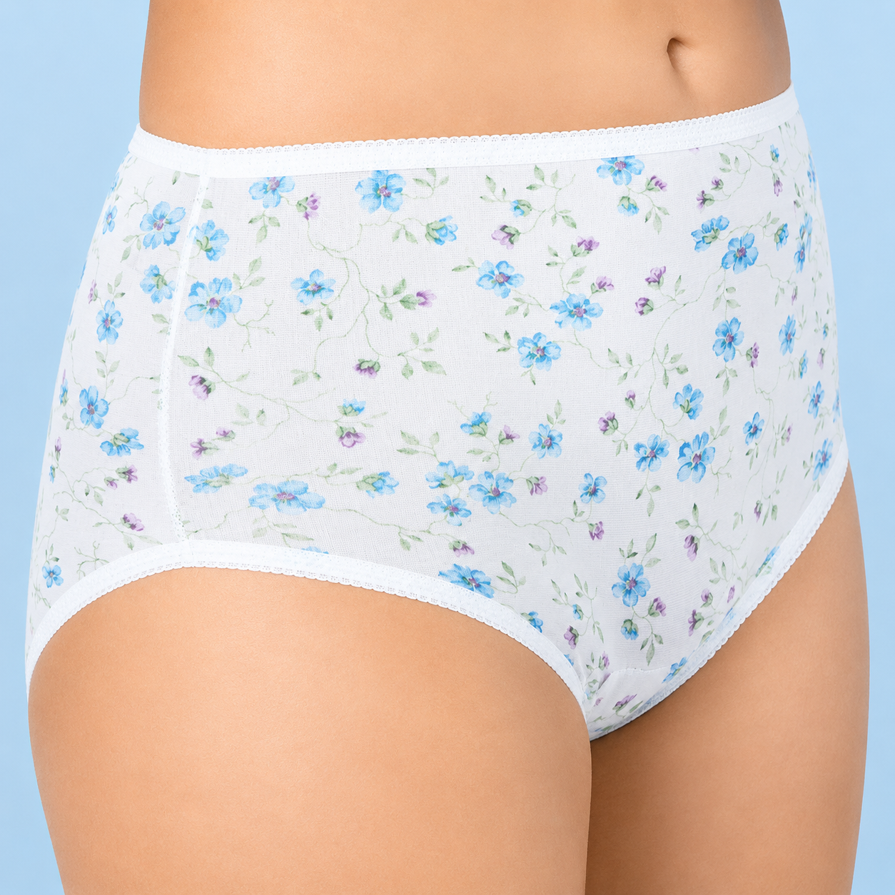 Ladies Floral Polyester Incontinence Pants 100ml