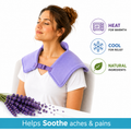 Wheat & Lavender Shoulder & Neck Pillow Use Hot Or Cold
