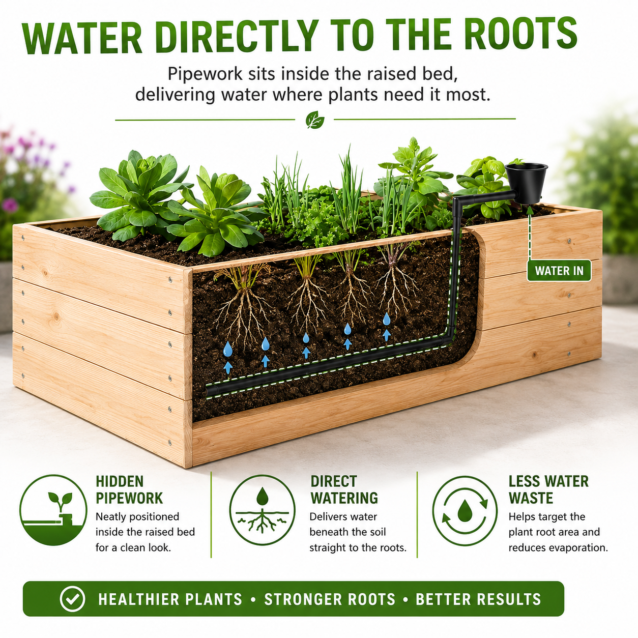 SpeedFeed Raised Bed Watering System