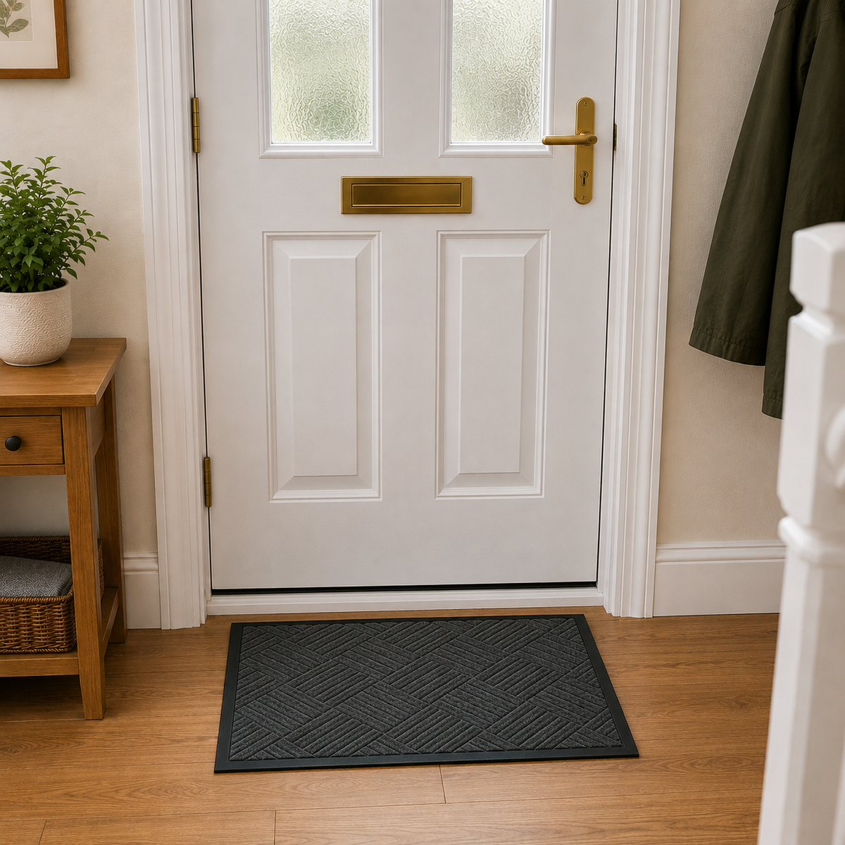 Indoor Door Mat 60 x 40cm – Non-Slip Absorbent Entrance Mat