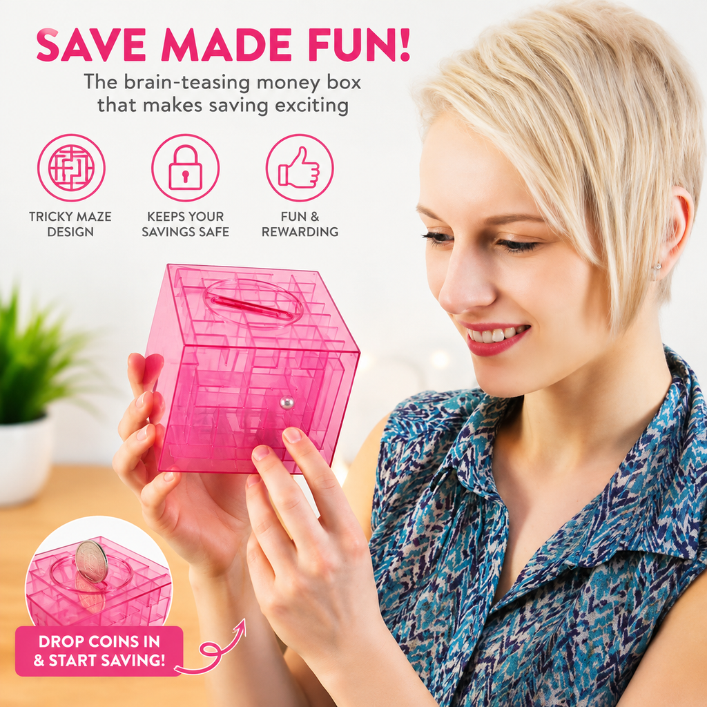 Money Bank Puzzle Maze