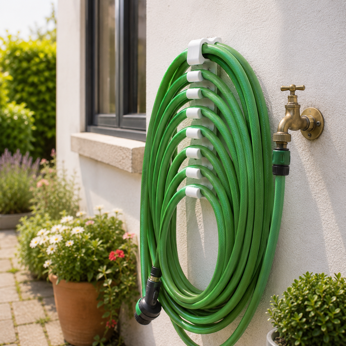 Hang-a-Hose – Tangle-Free Garden Hose Storage Holder