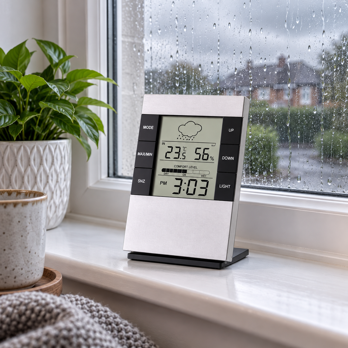 Deluxe Weather Station and Digital Alarm Clock