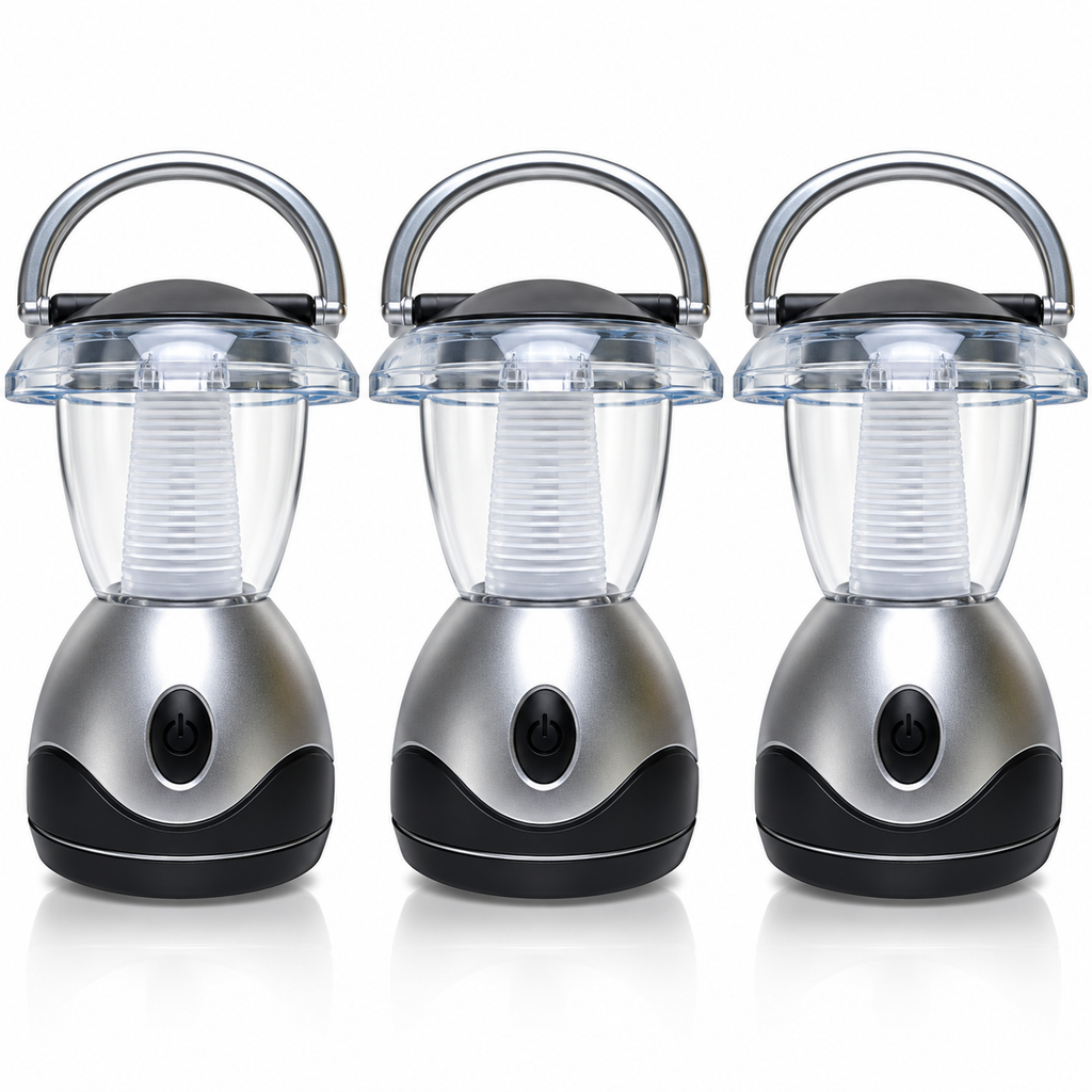 Camping Lights Set of 3 – Compact LED Hanging Lanterns