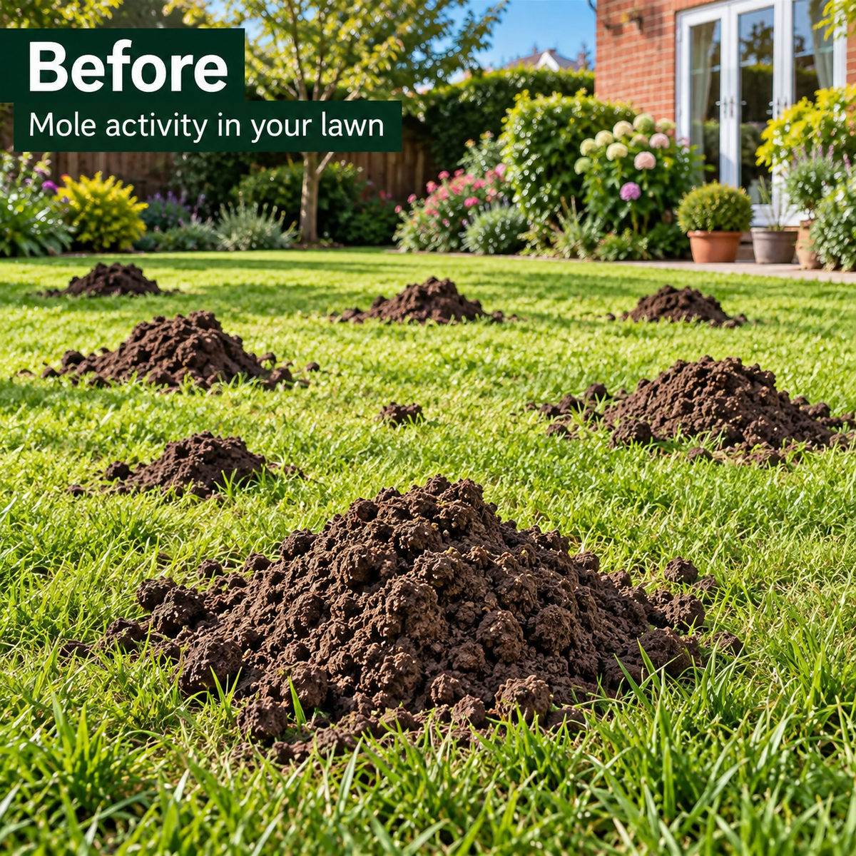 Ultrasonic Mole Repeller – Outdoor Garden Mole Deterrent