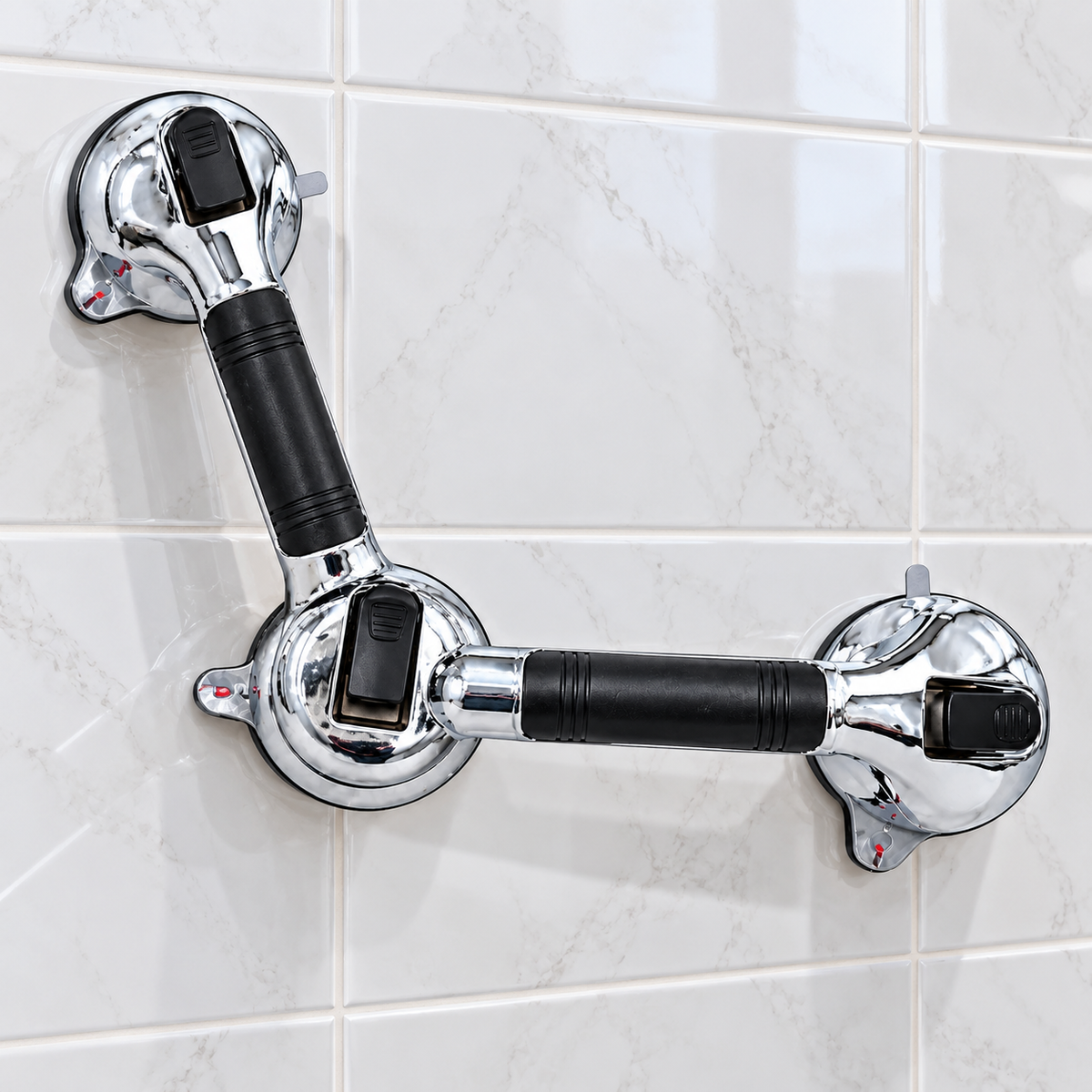 Multi Angle Support Grip Handle – Suction Bath & Shower Aid