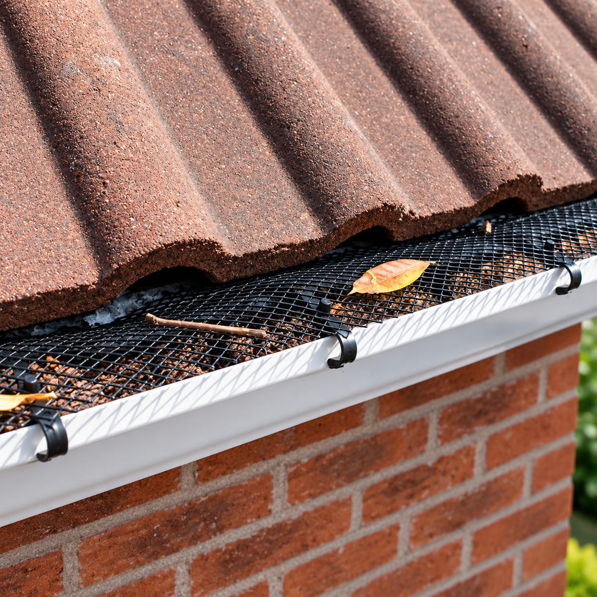 Gutter Mesh – Weatherproof Leaf Guard with Fixing Clips