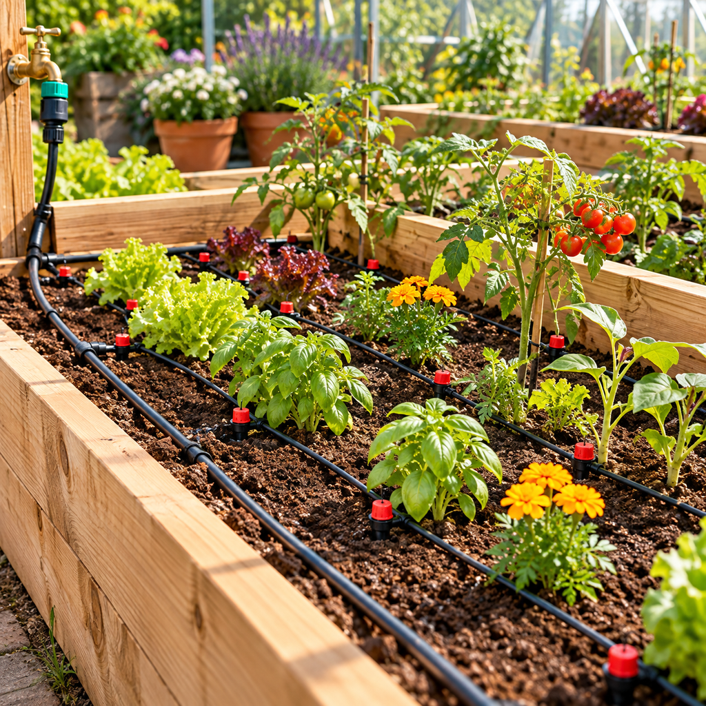 71 Piece Micro Irrigation Kit – Garden Drip Watering System