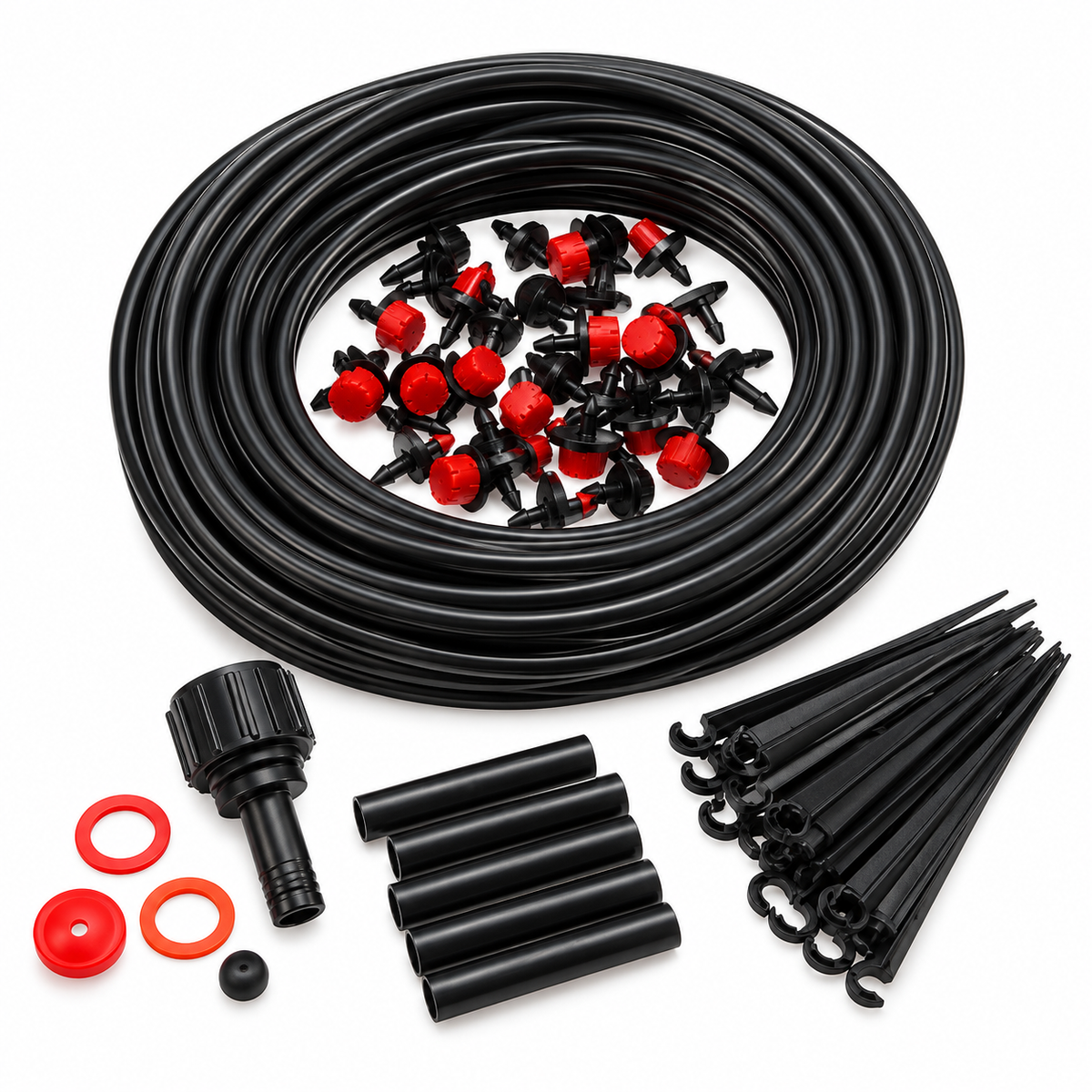 71 Piece Micro Irrigation Kit – Garden Drip Watering System