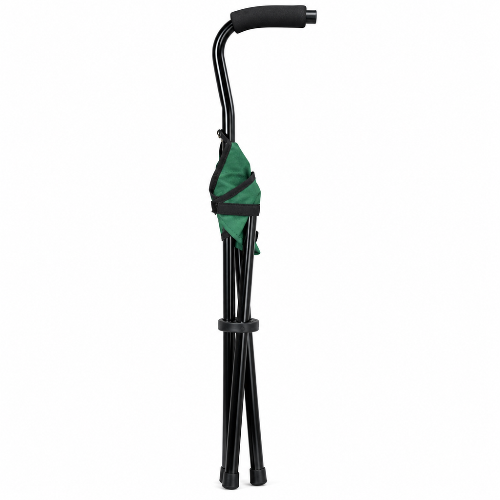 Tripod Walking Stick Stool – Folding Walking Seat