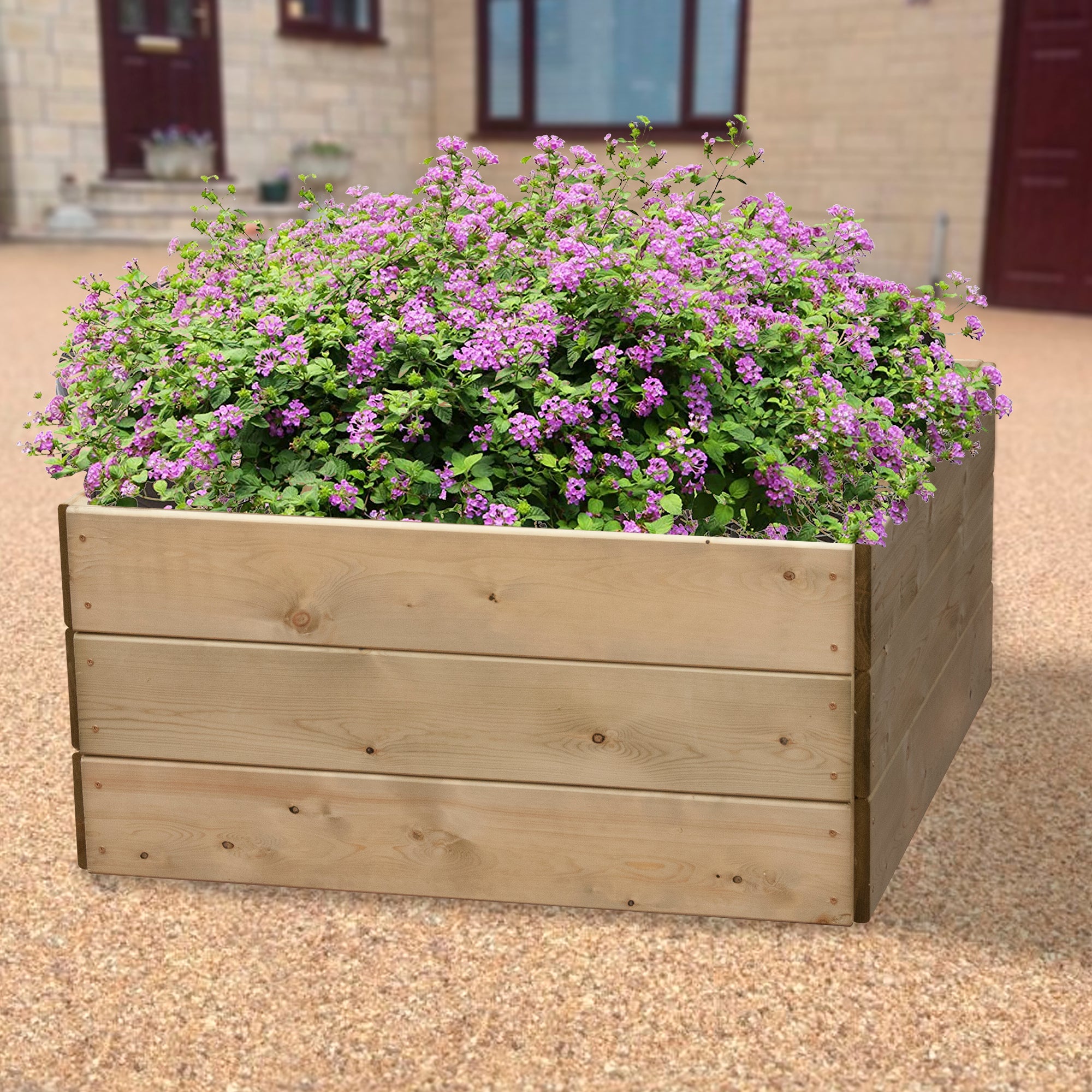 Timber Raised Bed Square