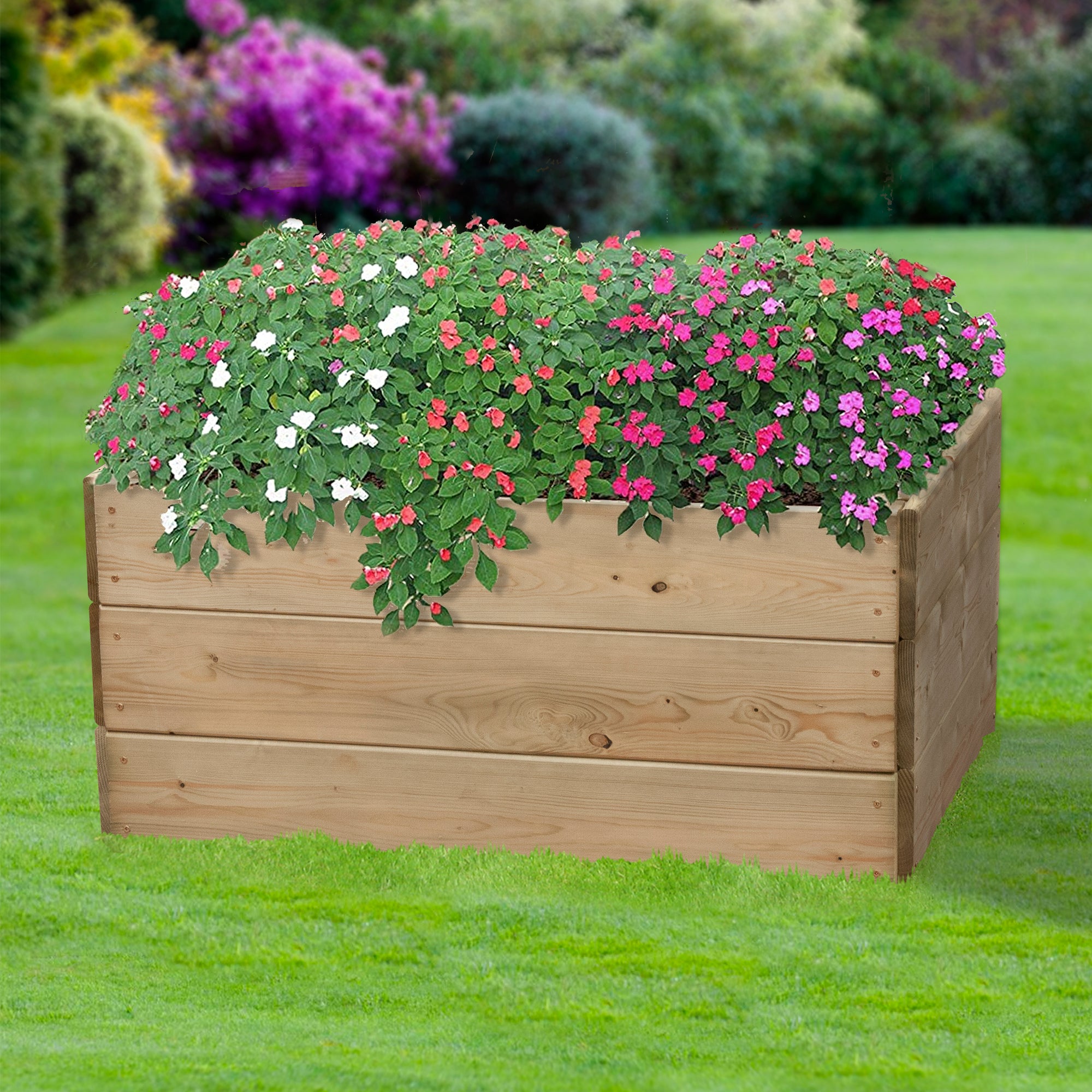 Timber Raised Bed Rectangular