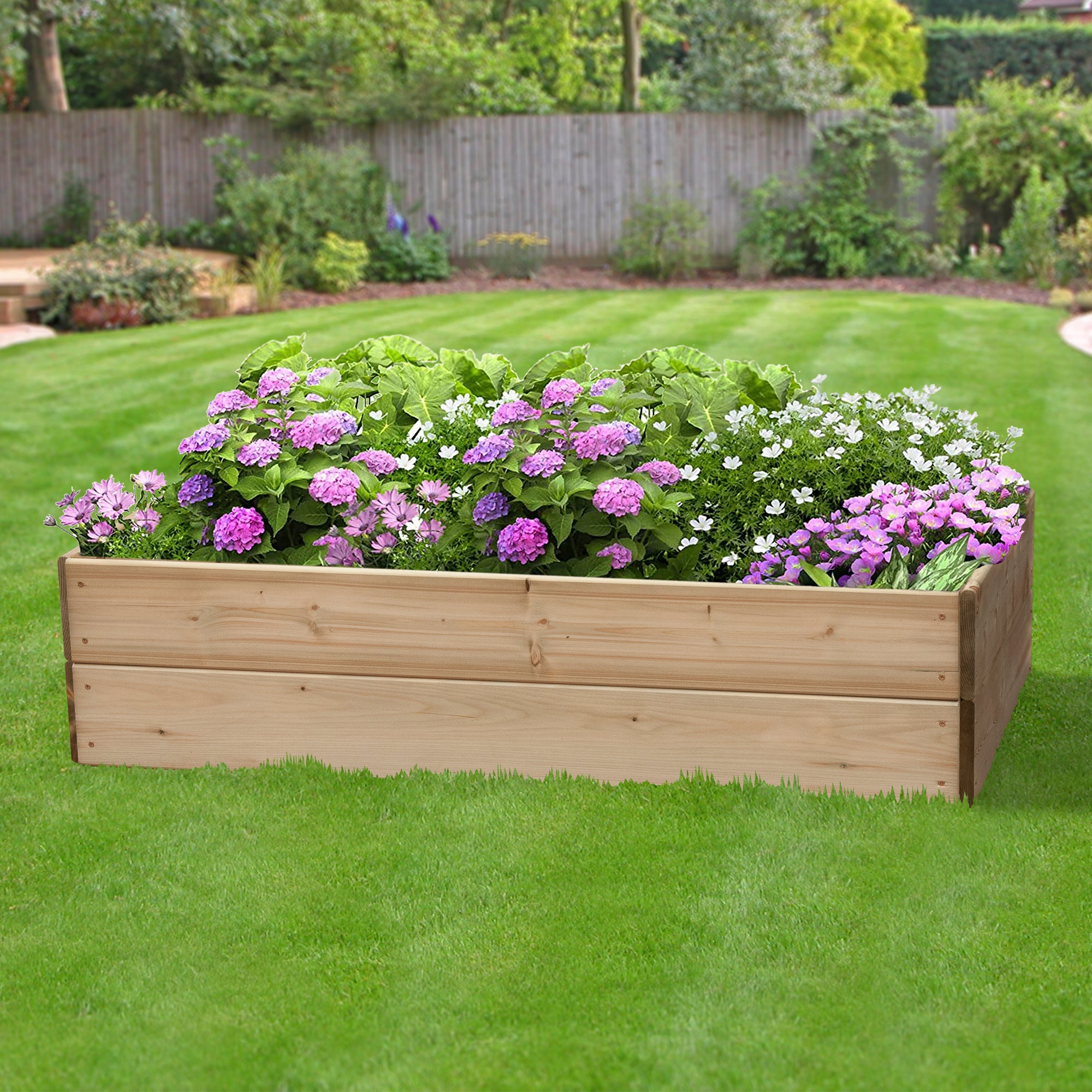 Timber Raised Bed Rectangular