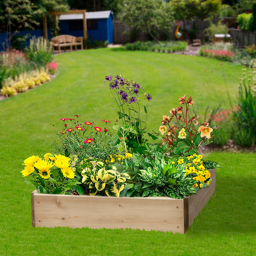 Timber Raised Bed Square