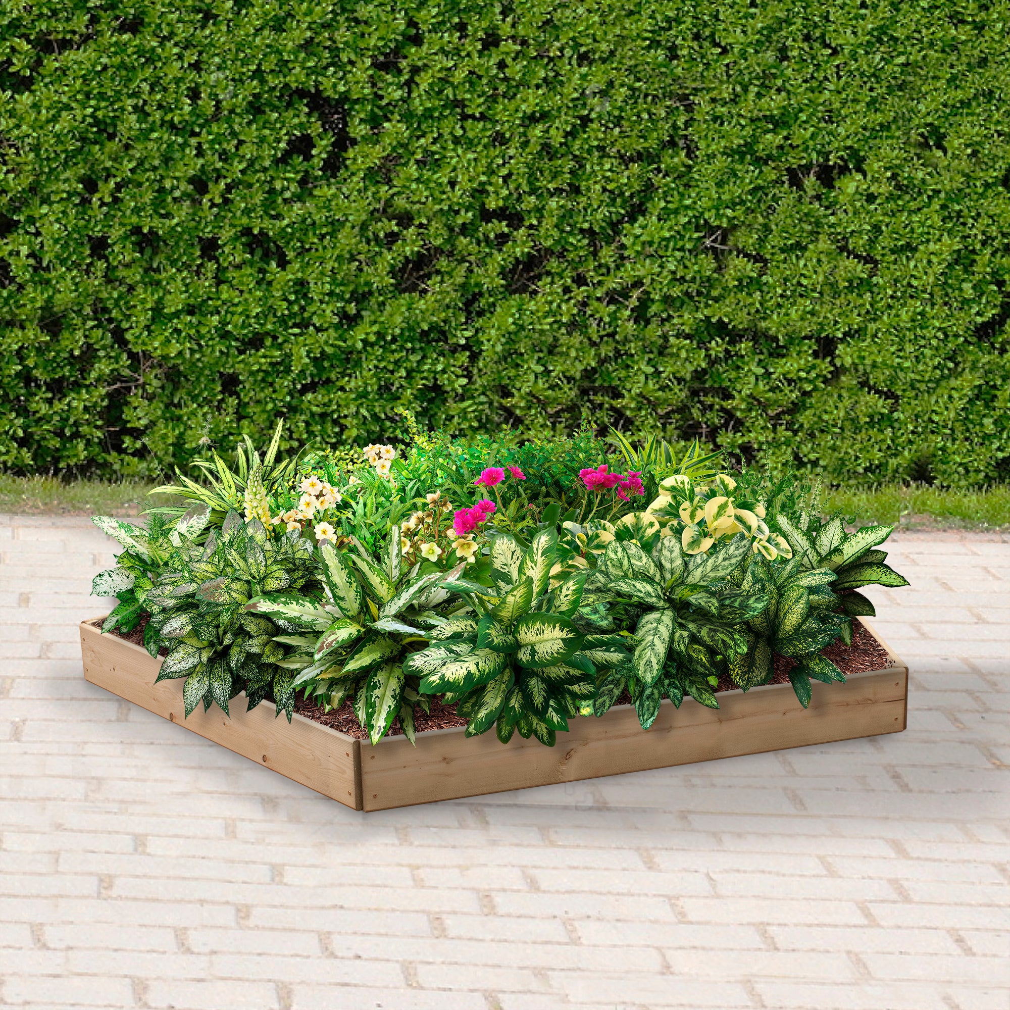 Timber Raised Bed Pentagonal