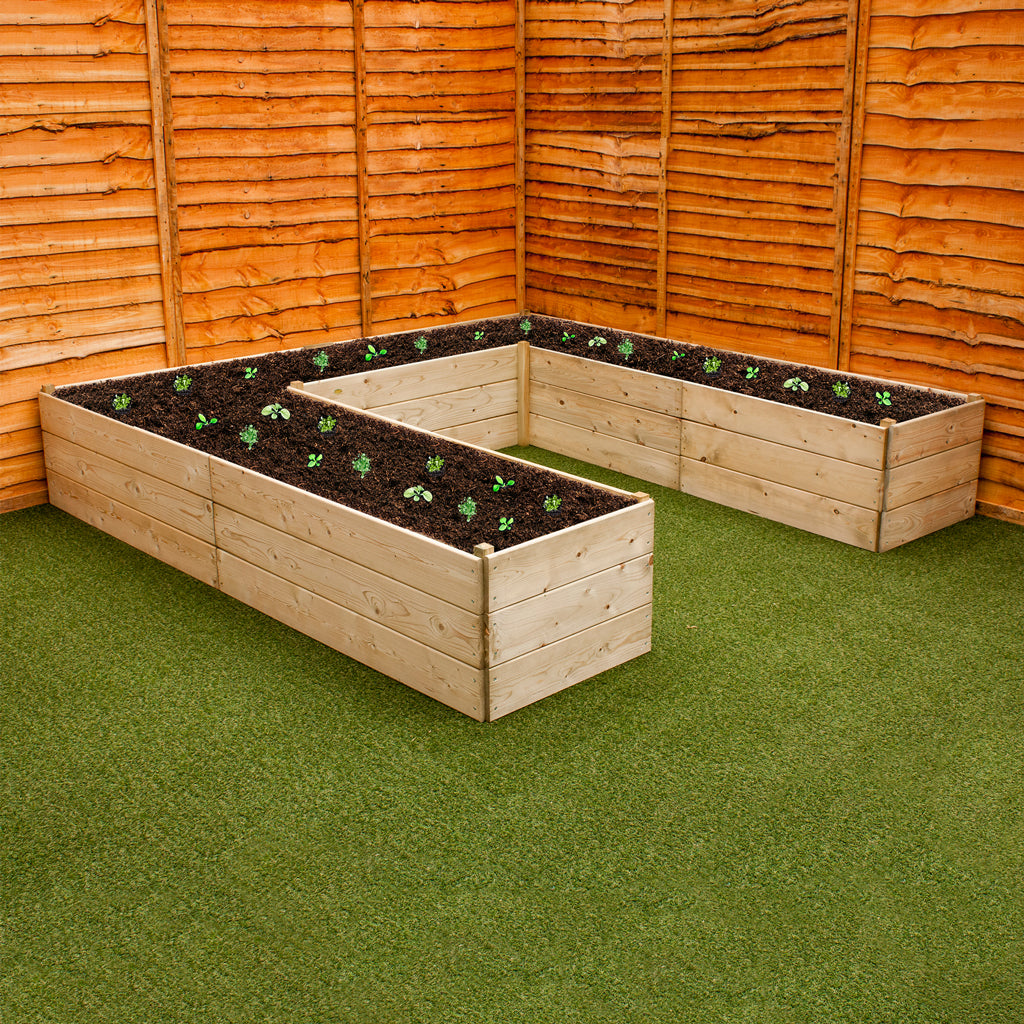 U-Shaped Planter - Timber Raised Garden Bed