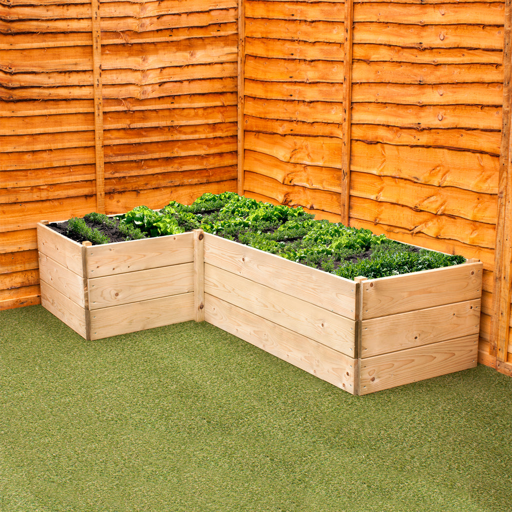 Greena L-Shaped Corner Planter
