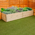 2.4 m Greena Long Timber Planter