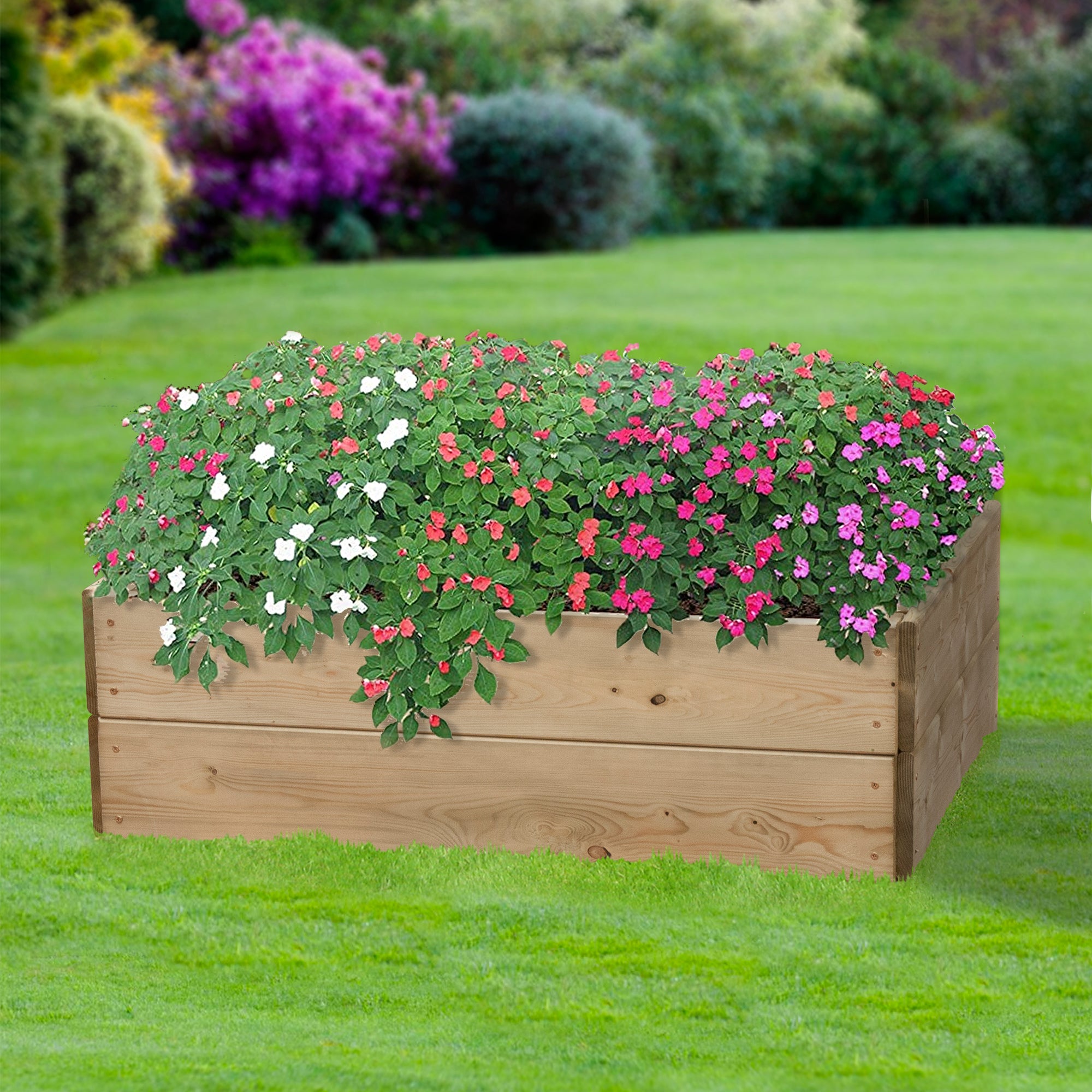 Timber Raised Bed Rectangular