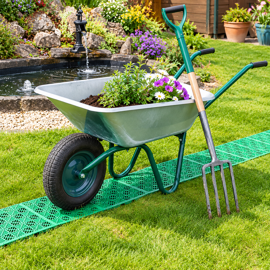 Clip-Together Garden Tiles – Weatherproof Path & Patio Tiles