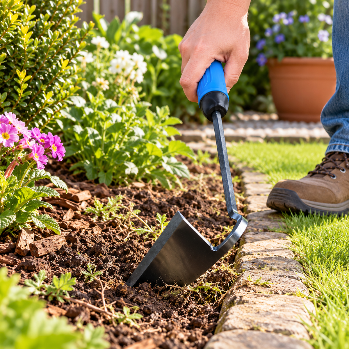 Dalson Hand Hoe – Garden Tool for Weeding Digging & Planting