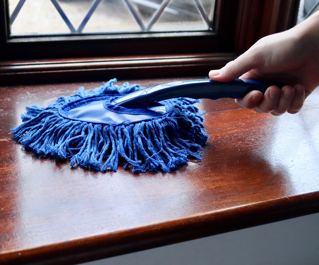 Waxed Floor Duster and Mini Duster set
