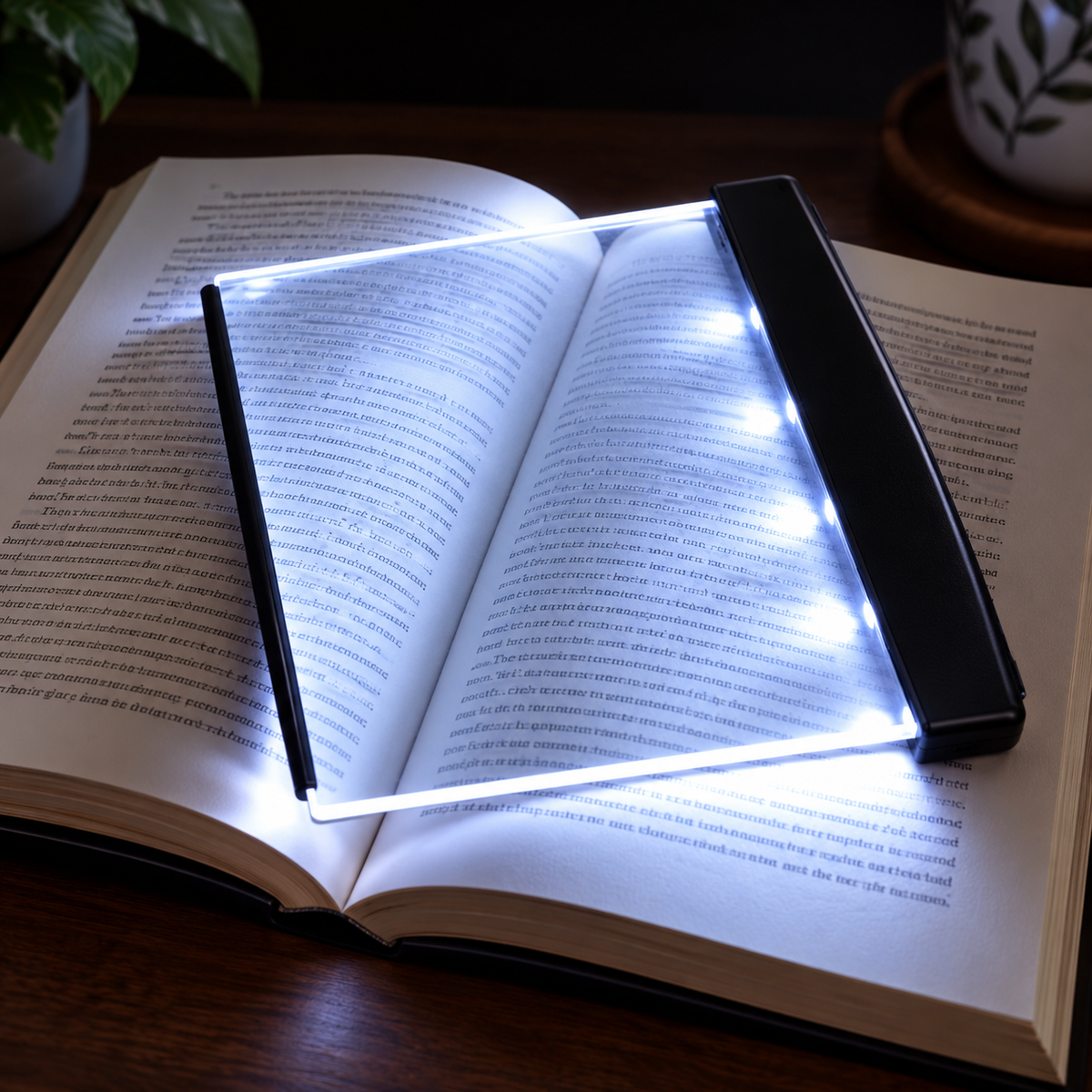 LED Light-Up Reading Aid – Illuminated Page Magnifier