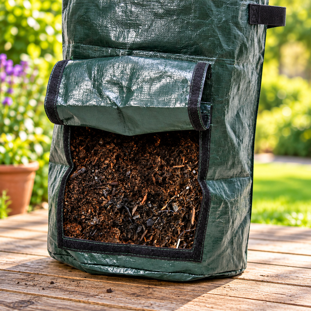 Garden Composter Bag – Foldable Garden & Kitchen Compost Bag
