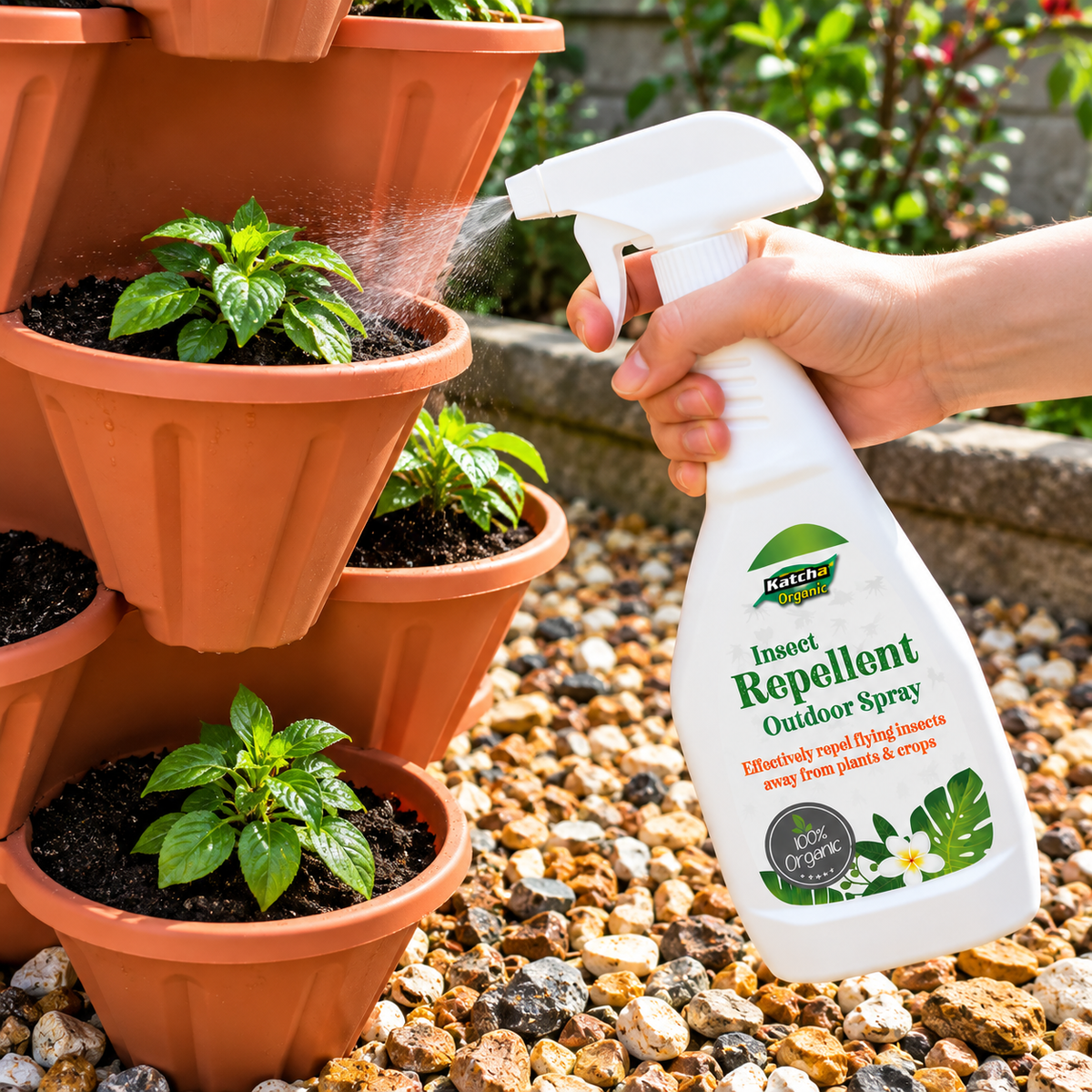 Organic Outdoor Pest Repellent Spray