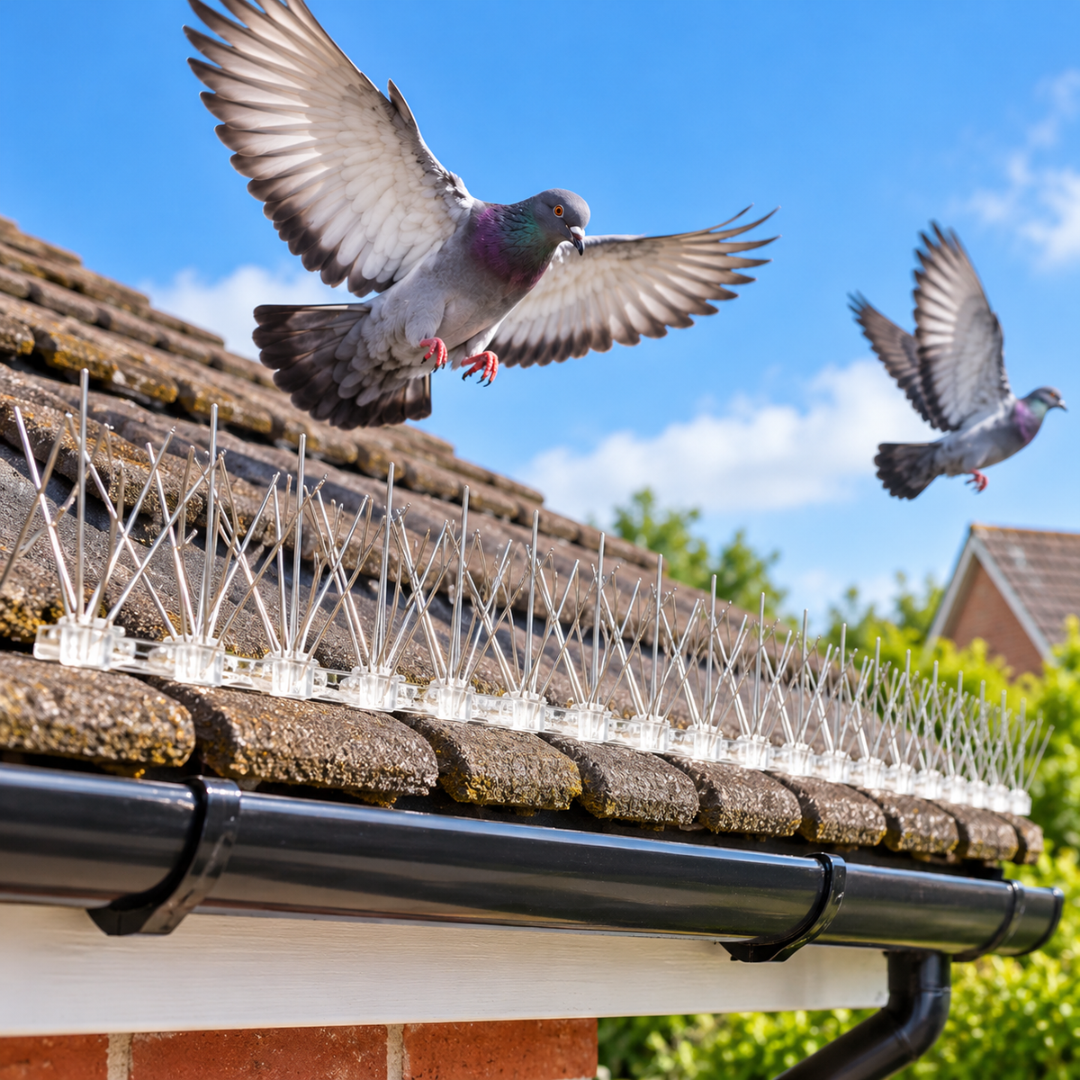 Bird Spikes – Outdoor Anti-Perch Bird Deterrent Strips