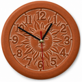 Outdoor Terracotta Clock – Weather Resistant Garden Wall Clock
