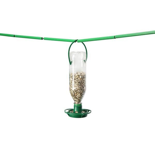 Bottle Bird Feeder with Squirrel Baffling Kit