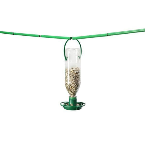 Bottle Bird Feeder with Squirrel Baffling Kit