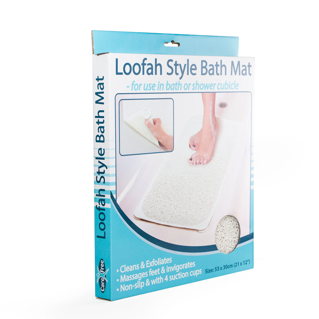 Loofah Style Bath Mat – Non-Slip Quick-Dry Bathroom Mat