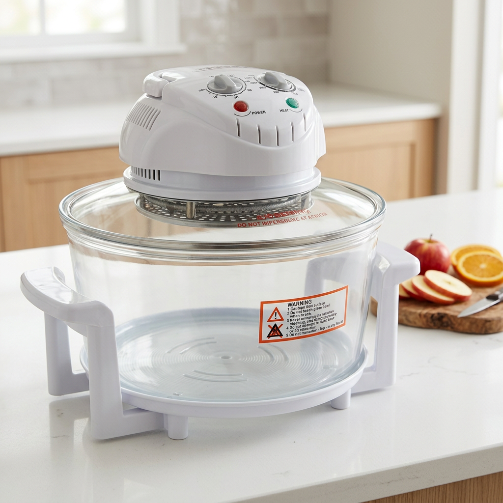 Convection oven and dehydrator in a kitchen setting
